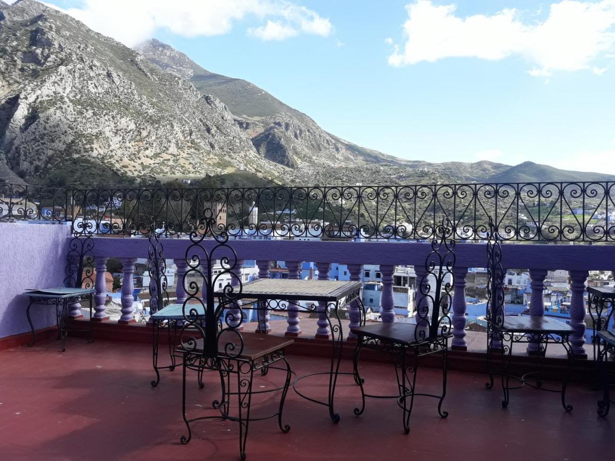 Aymane Rooftop Budget Panoramic Hotel Chefchaouen Bagian luar foto