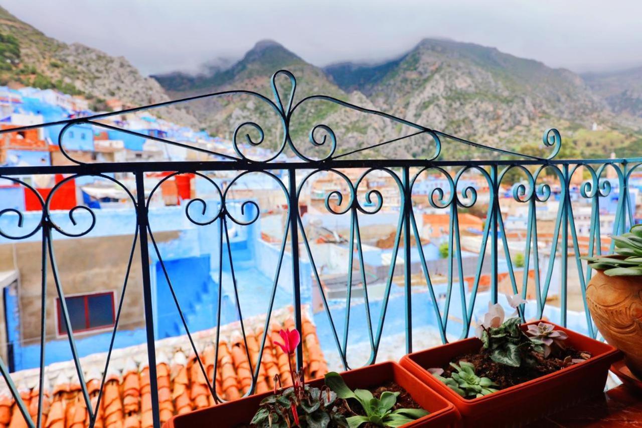 Aymane Rooftop Budget Panoramic Hotel Chefchaouen Bagian luar foto