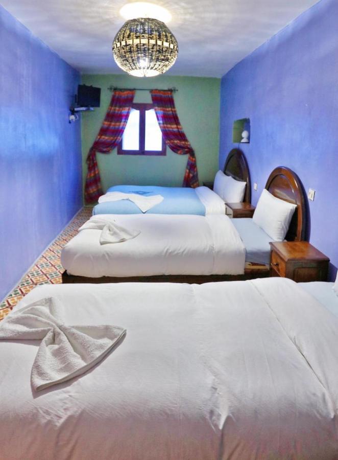 Aymane Rooftop Budget Panoramic Hotel Chefchaouen Bagian luar foto