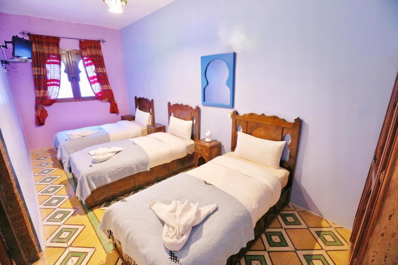 Aymane Rooftop Budget Panoramic Hotel Chefchaouen Bagian luar foto