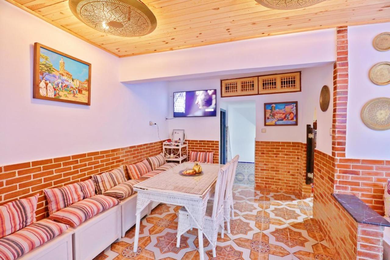 Aymane Rooftop Budget Panoramic Hotel Chefchaouen Bagian luar foto