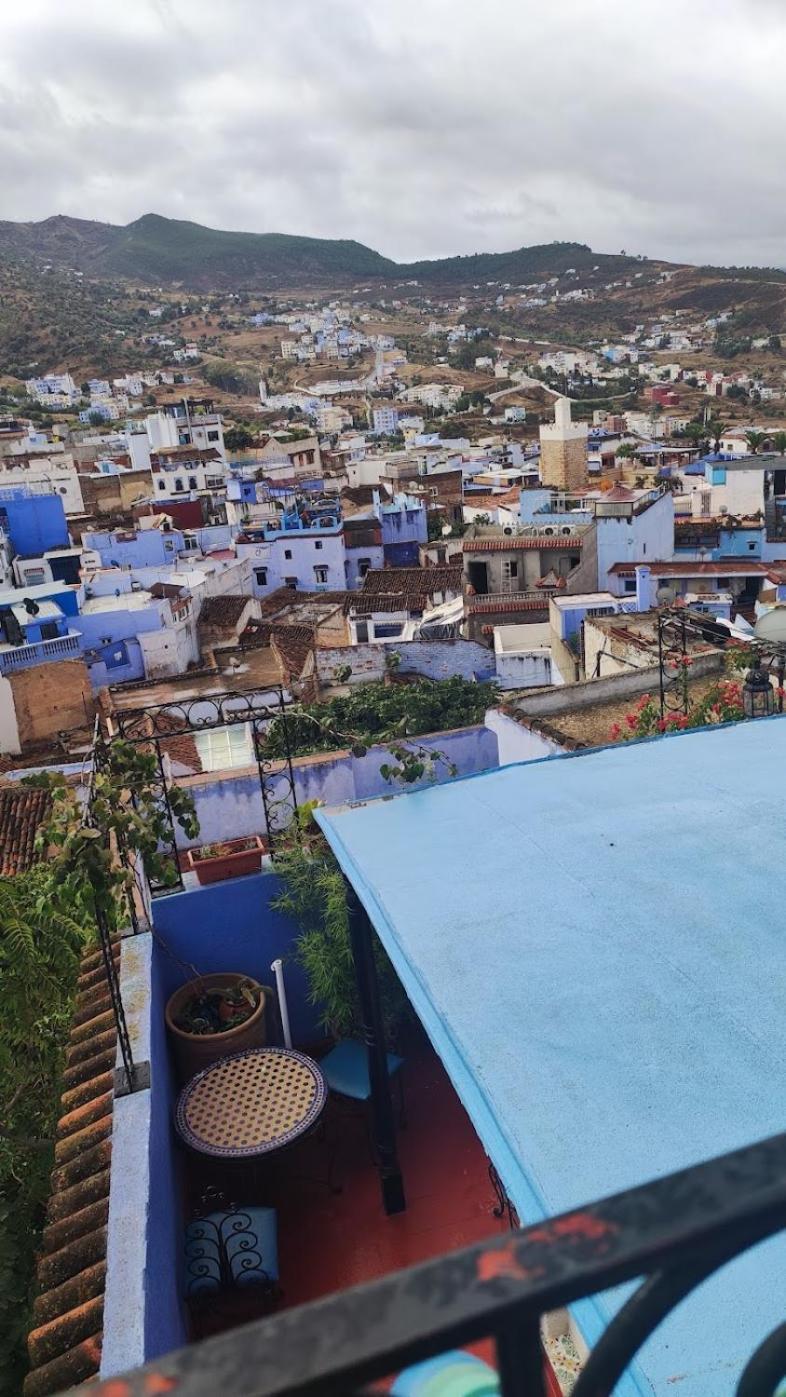 Aymane Rooftop Budget Panoramic Hotel Chefchaouen Bagian luar foto